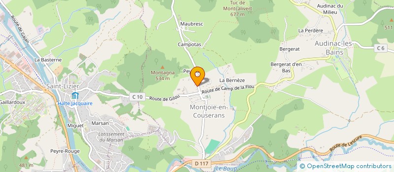 localisation de l'entreprise MONSIEUR REMI FALBA à MONTJOIE-EN-COUSERANS