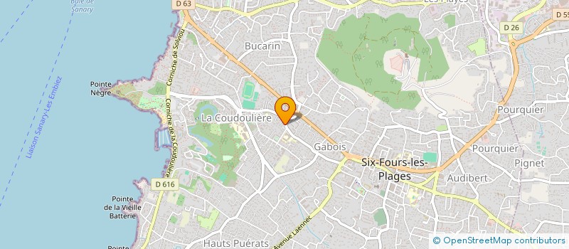 localisation de l'entreprise MONSIEUR REMI FANTON à SIX-FOURS-LES-PLAGES