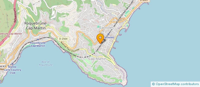 localisation de l'entreprise MONSIEUR REMI FAU à ROQUEBRUNE-CAP-MARTIN