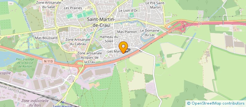 localisation de l'entreprise MONSIEUR REMI FAURE à SAINT-MARTIN-DE-CRAU