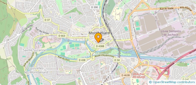 localisation de l'entreprise MONSIEUR REMI FAUVERNIER  MONTBELIARD
