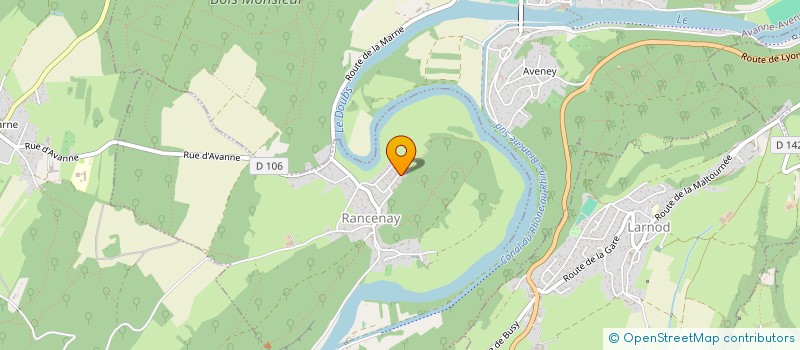 localisation de l'entreprise MONSIEUR REMI FEDERSPIEL  RANCENAY