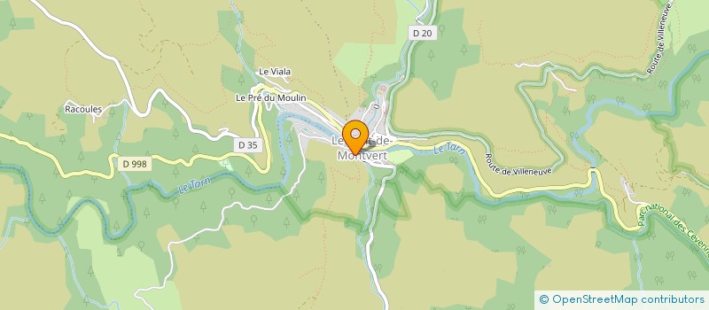 localisation de l'entreprise MONSIEUR REMI FOLCHER  PONT DE MONTVERT SUD MONT LOZERE