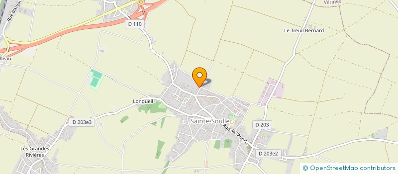 localisation de l'entreprise MONSIEUR REMI FONTAINE  SAINTE-SOULLE