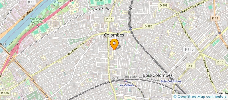 localisation de l'entreprise MONSIEUR REMI FRAIZE à COLOMBES