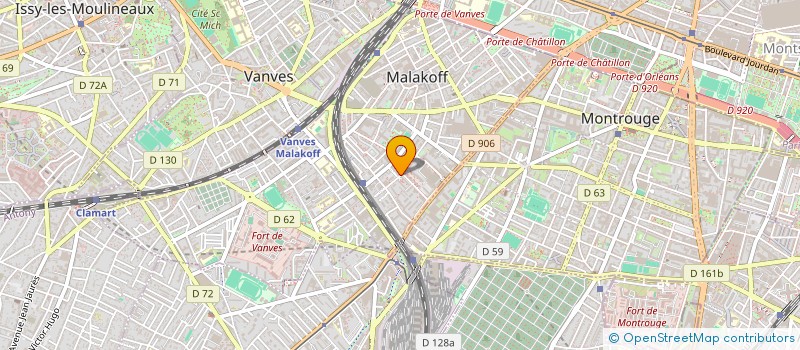 localisation de l'entreprise MONSIEUR REMI FRANCISQUE à MALAKOFF