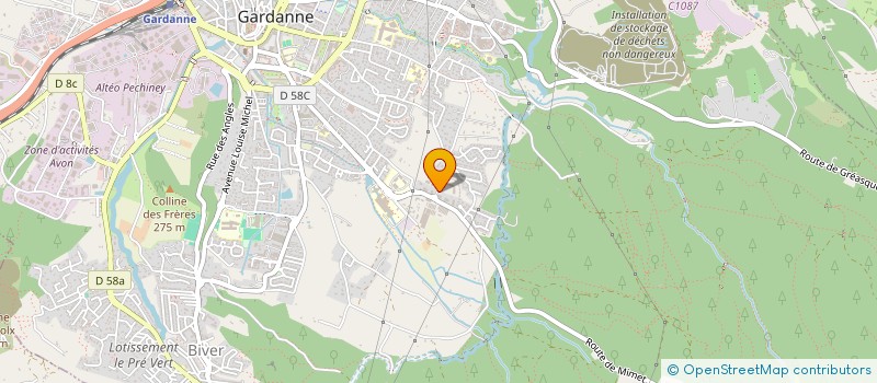 localisation de l'entreprise MONSIEUR REMI FRESSE  GARDANNE