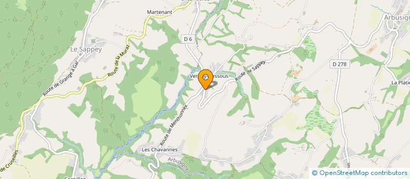 localisation de l'entreprise MONSIEUR REMI GAL  LA ROCHE-SUR-FORON