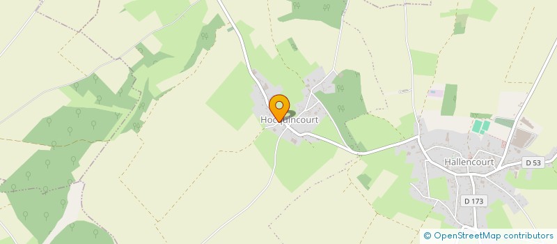 localisation de l'entreprise MONSIEUR REMI GAMBIER  HALLENCOURT