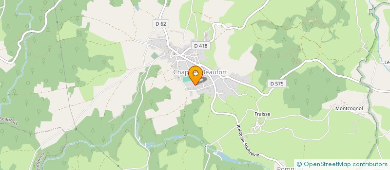 localisation de l'entreprise MONSIEUR REMI GARCIA  CHAPDES-BEAUFORT