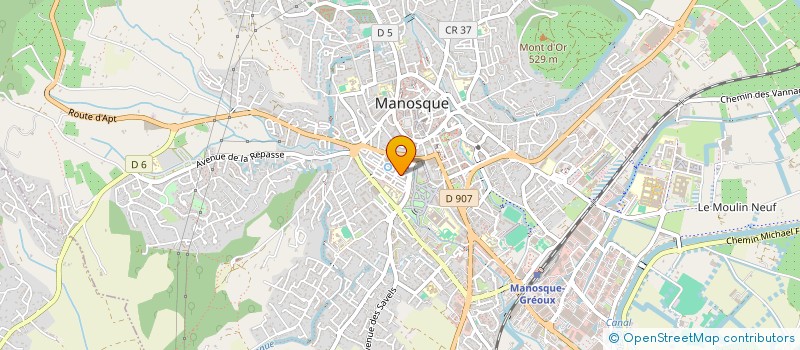 localisation de l'entreprise MONSIEUR REMI GARCIA  MANOSQUE