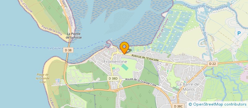 localisation de l'entreprise MONSIEUR REMI GARNIER  LA BARRE-DE-MONTS