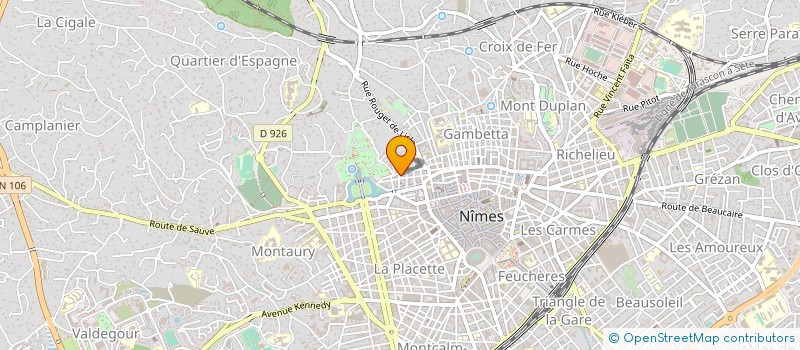 localisation de l'entreprise MONSIEUR REMI GASCON  NIMES