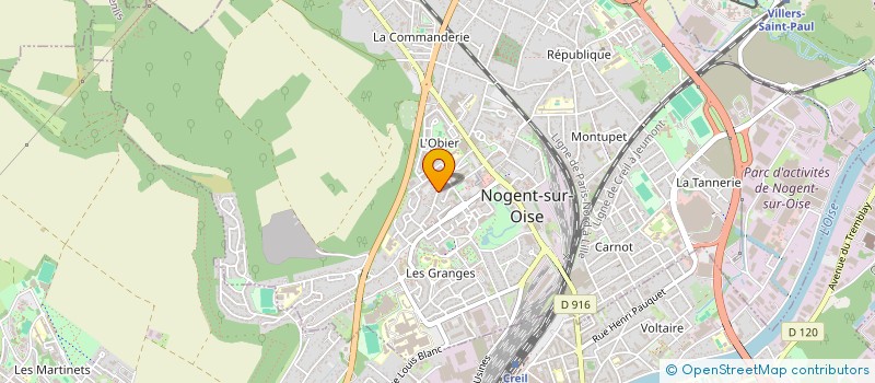 localisation de l'entreprise MONSIEUR REMI GASNIER  NOGENT-SUR-OISE