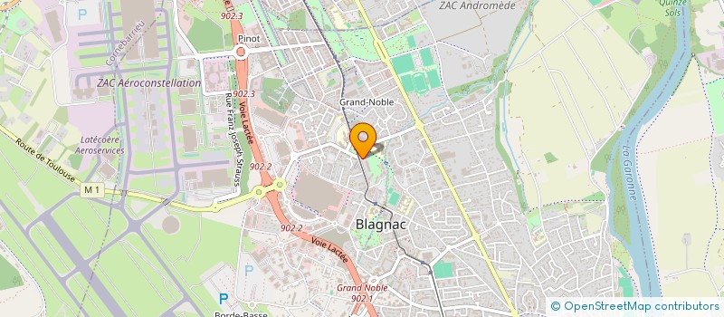 localisation de l'entreprise MONSIEUR REMI GAUBERT à BLAGNAC
