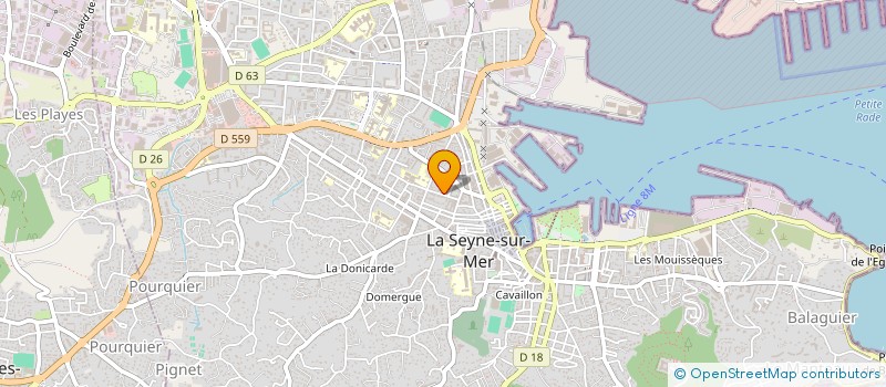 localisation de l'entreprise MONSIEUR REMI GAUDEFROY à LA SEYNE-SUR-MER