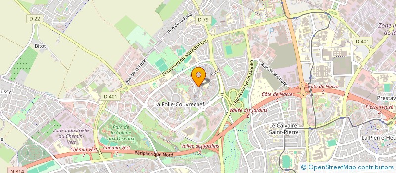 localisation de l'entreprise MONSIEUR REMI GAUTUN à CAEN
