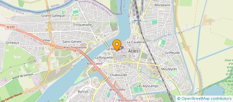 localisation de l'entreprise MONSIEUR REMI GAUZARGUES à ARLES