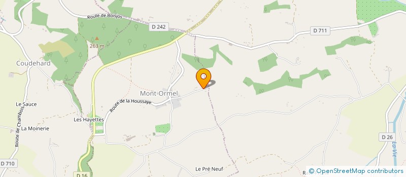 localisation de l'entreprise MONSIEUR REMI GERAULT à MONT-ORMEL