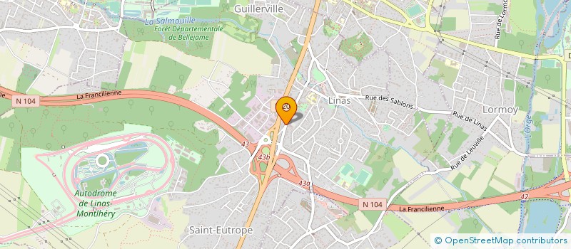 localisation de l'entreprise MONSIEUR REMI GERVAIS  LINAS