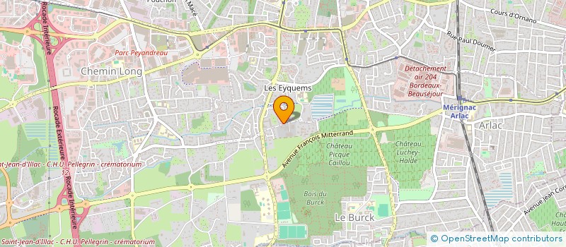 localisation de l'entreprise MONSIEUR REMI GIBERT  MERIGNAC