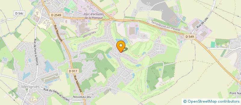 localisation de l'entreprise MONSIEUR REMI GILLIOT  MERIGNIES