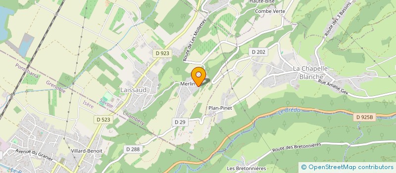 localisation de l'entreprise MONSIEUR REMI GINI  LAISSAUD