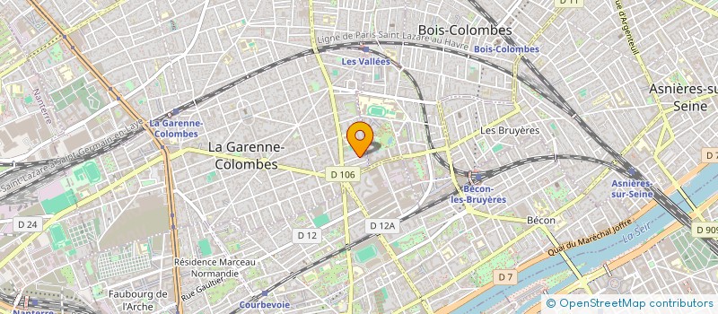 localisation de l'entreprise MONSIEUR REMI GINTZBURGER à LA GARENNE-COLOMBES