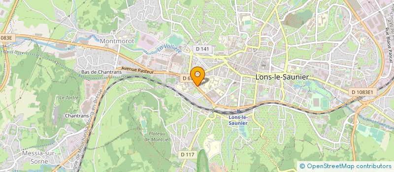 localisation de l'entreprise MONSIEUR REMI GIRARD à LONS-LE-SAUNIER