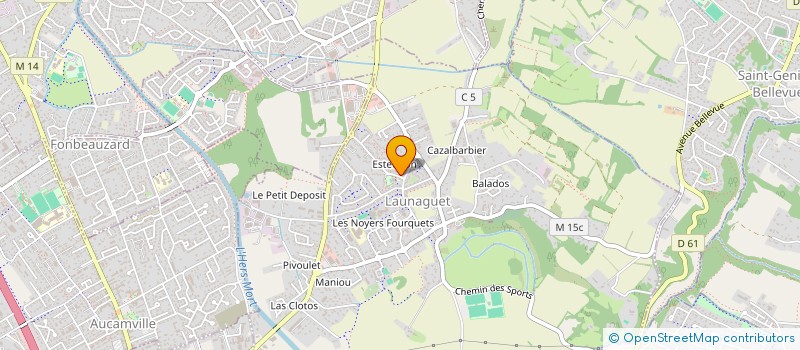 localisation de l'entreprise MONSIEUR REMI GIRY  LAUNAGUET