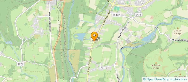 localisation de l'entreprise MONSIEUR REMI GOMES  LA BARTHE-DE-NESTE