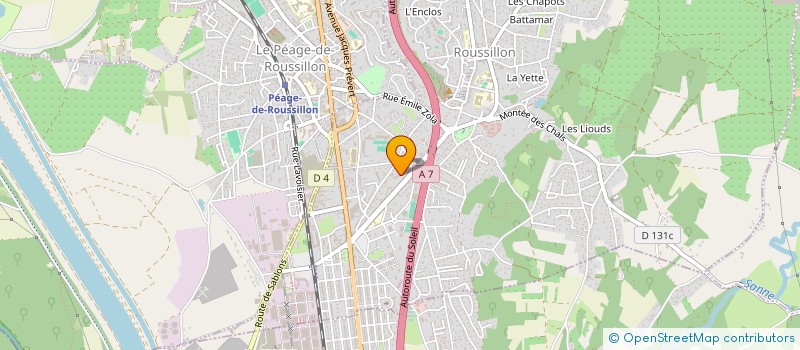 localisation de l'entreprise MONSIEUR REMI GONCALVES  ROUSSILLON