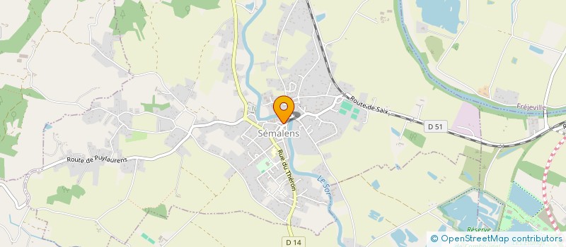 localisation de l'entreprise MONSIEUR REMI GOSSELET  SEMALENS