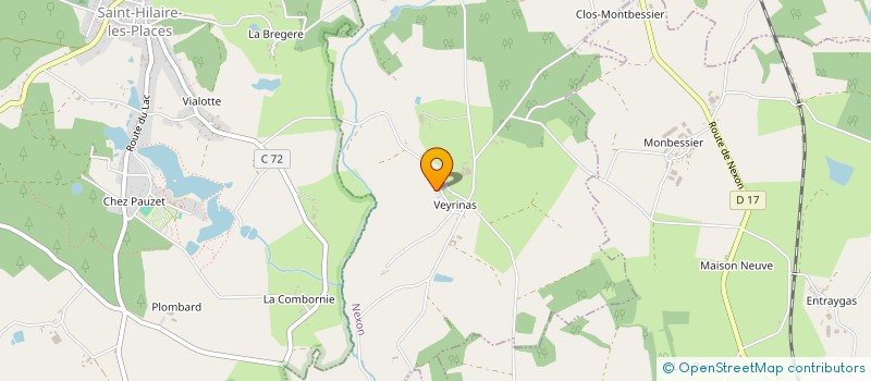 localisation de l'entreprise MONSIEUR REMI GOURGOUSSE  NEXON