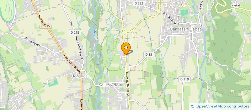 localisation de l'entreprise MONSIEUR REMI GRANGE  SALLES-ADOUR