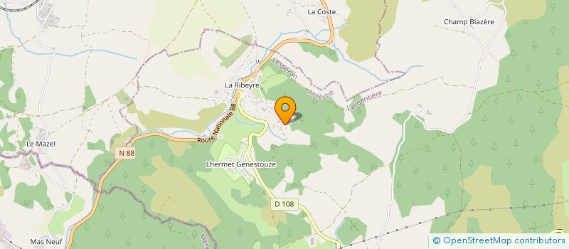 localisation de l'entreprise MONSIEUR REMI GREPIN  LESPERON