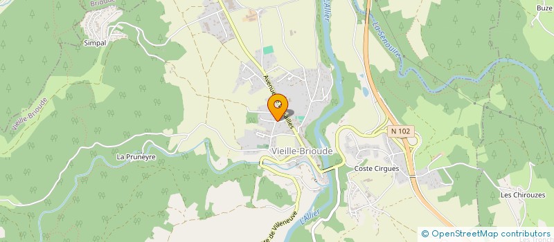 localisation de l'entreprise MONSIEUR REMI GROVEL  VIEILLE-BRIOUDE