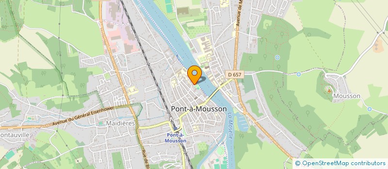 localisation de l'entreprise MONSIEUR REMI GUENIN à PONT A MOUSSON