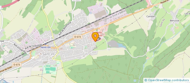 localisation de l'entreprise MONSIEUR REMI GUENOT  SAINT-VIT