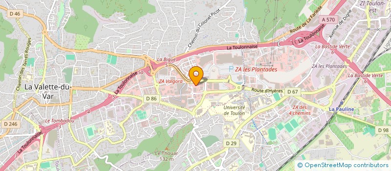 localisation de l'entreprise MONSIEUR REMI GUENOT  LA VALETTE-DU-VAR