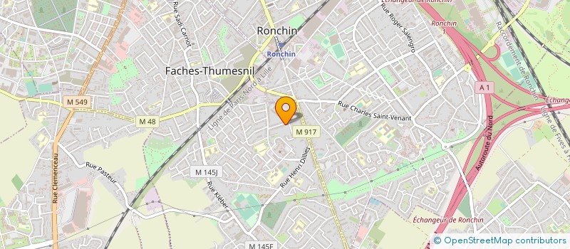 localisation de l'entreprise MONSIEUR REMI GUERRIN à FACHES-THUMESNIL