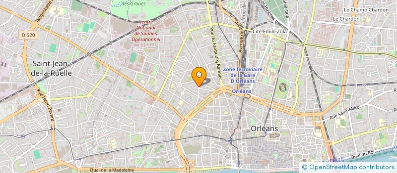 localisation de l'entreprise MONSIEUR REMI GUILLOU à ORLEANS