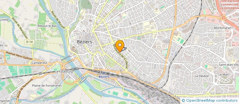 localisation de l'entreprise MONSIEUR REMI GUIOTTEAU à BEZIERS