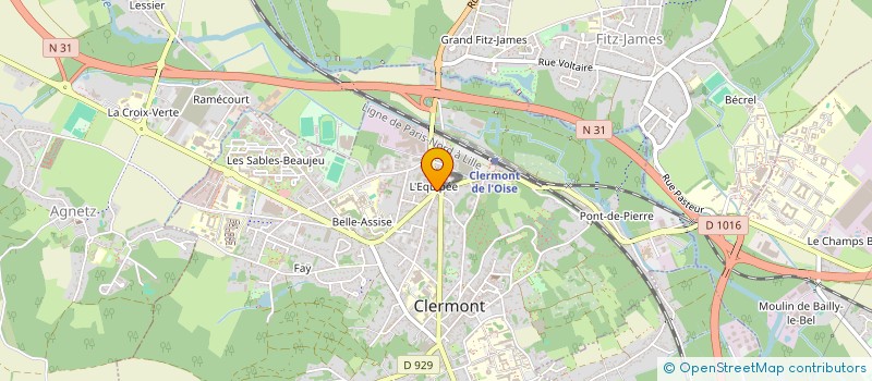 localisation de l'entreprise MONSIEUR REMI GUZEL à CLERMONT