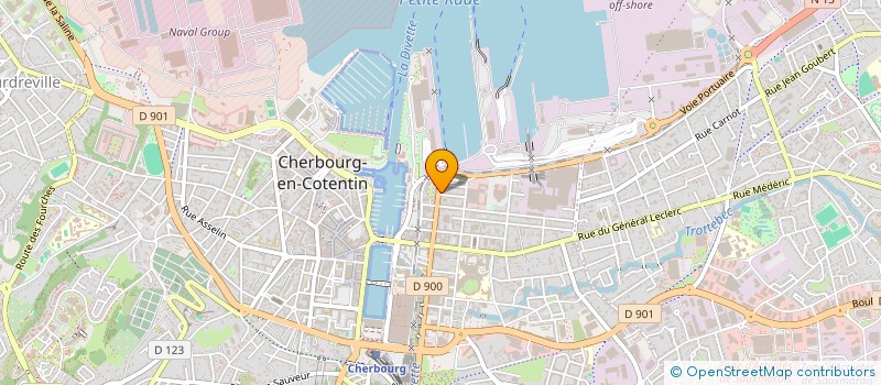 localisation de l'entreprise MONSIEUR REMI HAMCHIN  CHERBOURG-EN-COTENTIN