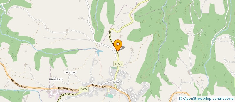 localisation de l'entreprise MONSIEUR REMI HAON  TREBAS