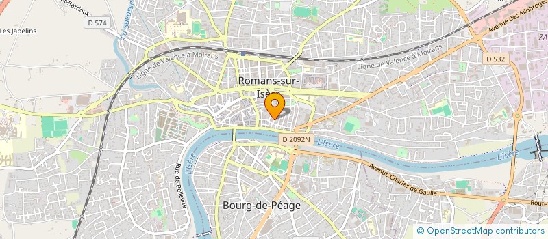 localisation de l'entreprise MONSIEUR REMI HARVENT  ROMANS-SUR-ISERE