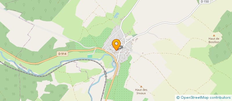 localisation de l'entreprise MONSIEUR REMI HENRY  MOYEN