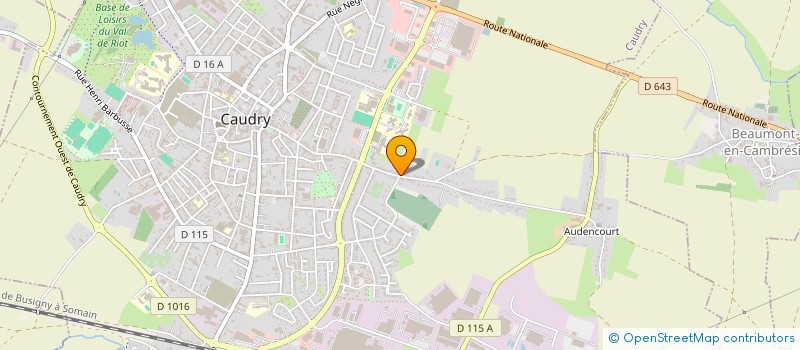 localisation de l'entreprise MONSIEUR REMI HERBET  CAUDRY