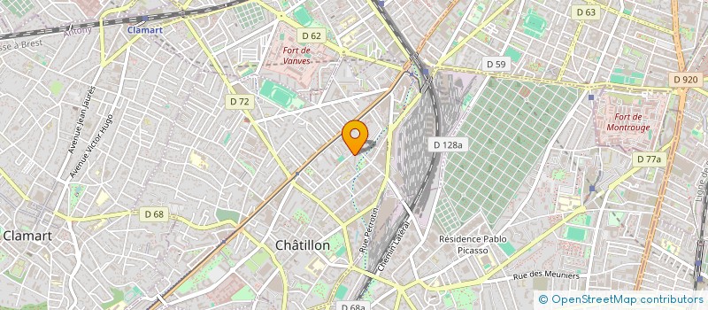 localisation de l'entreprise MONSIEUR REMI HETTE à CHATILLON